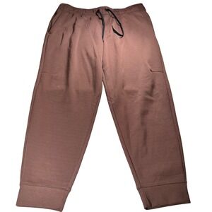 Member's Mark Everyday Active Jogger Pants Men's XXL Brown Polyester Blend